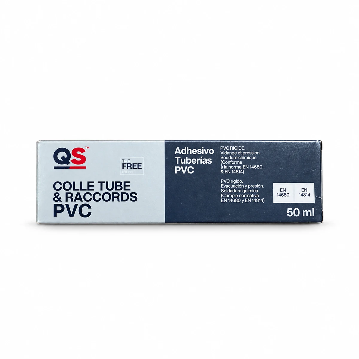 Colle PVC pour tubes et raccords rigides 50 ml – QS-1 Colle PVC pour tubes et raccords rigides 50 ml – QS – Image 1