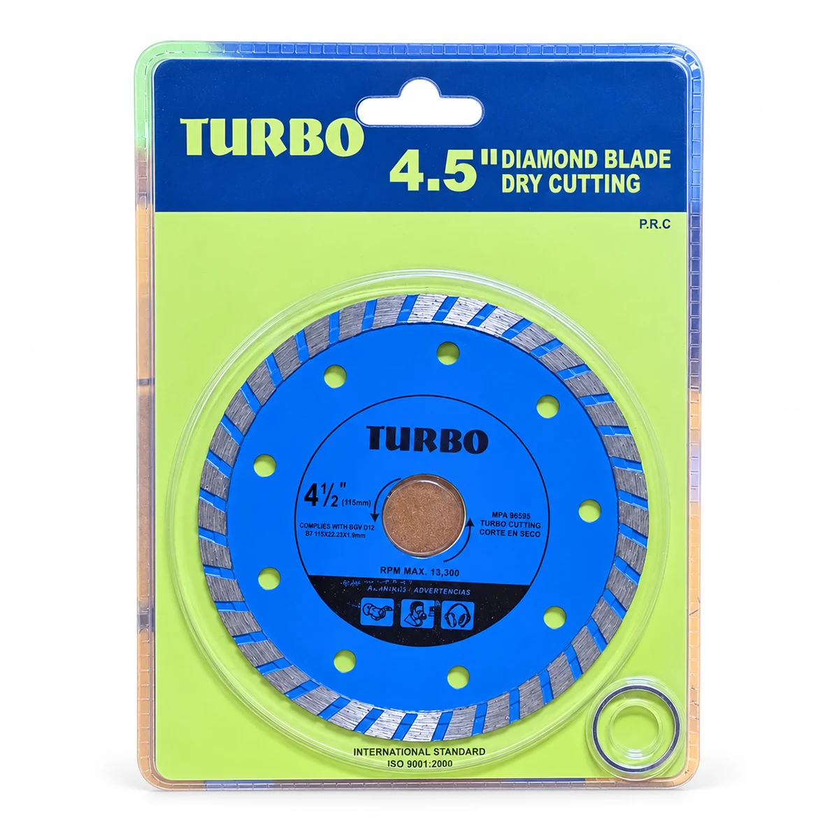 Disque diamanté à segments turbo Ø115 mm pour coupe à sec – TURBO-1 Disque diamanté à segments turbo Ø115 mm 4,5 pouces, pour coupe à sec – TURBO – Image 1