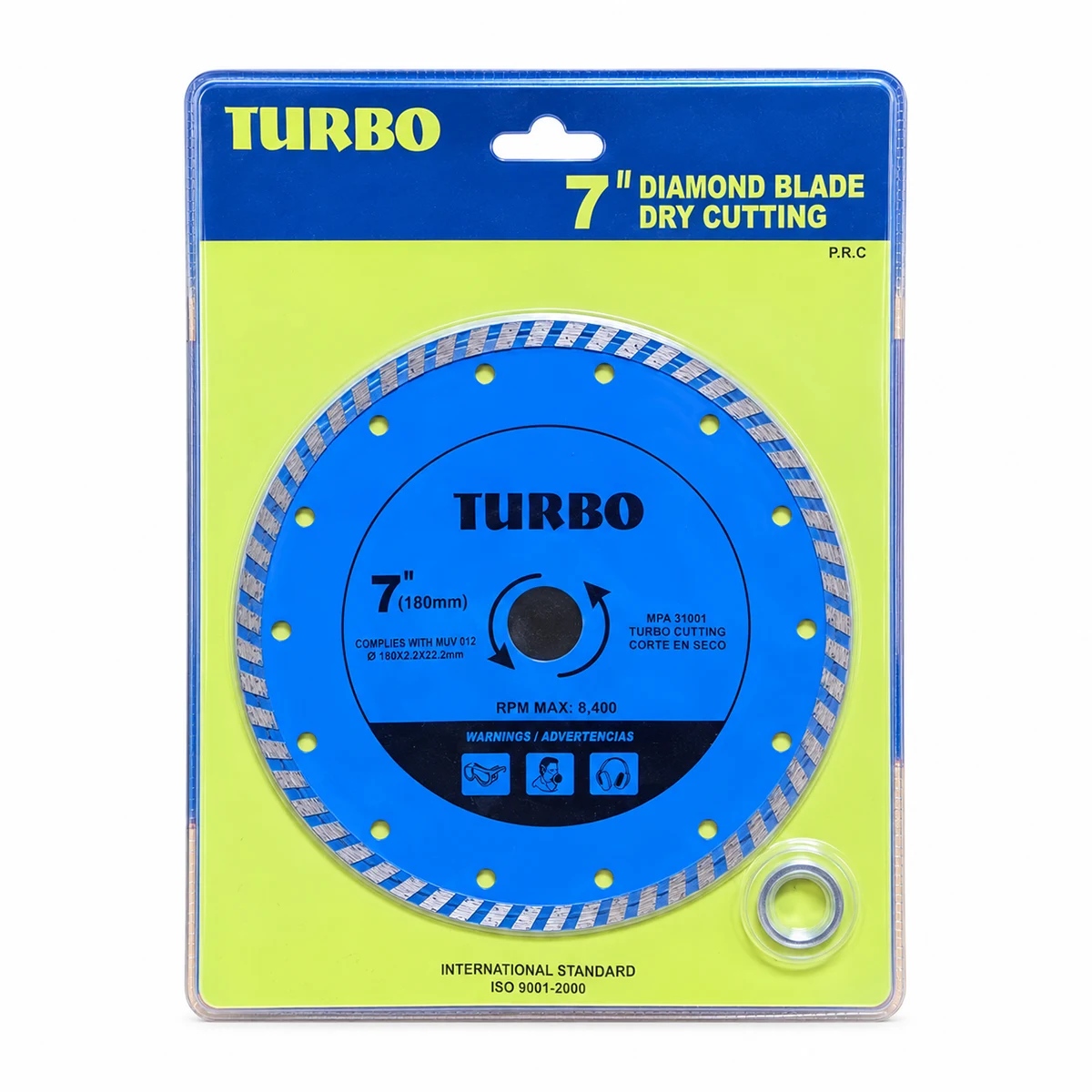 Disque diamanté à segments turbo Ø180 mm pour coupe à sec – TURBO-1 Disque diamanté à segments turbo Ø180 mm pour coupe à sec – TURBO – Image 1