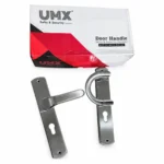 Ensemble de poignées de porte à levier et anneau sur plaque longue – UMX