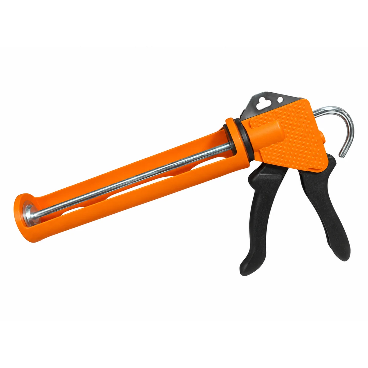 Pistolet applicateur manuel double cartouche orange pour colle et mastic-1 Pistolet applicateur manuel double cartouche orange pour colle et mastic – Image 1