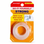 Ruban adhésif double face transparent extra fort 18 mm x 2 m – HIGHPOWER